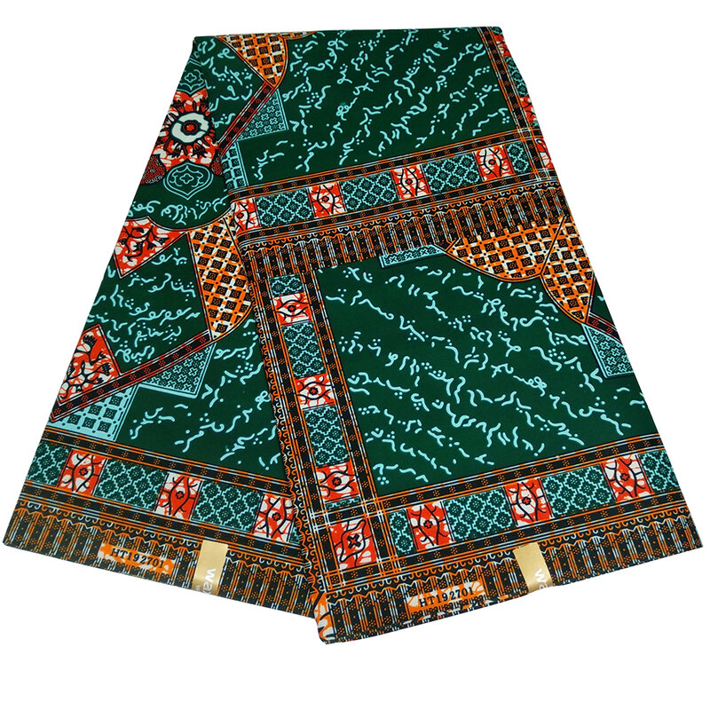 Tecido africano estampado de cera real, tecido baixo-tecido de ancara de alta qualidade para vestido de festa y617