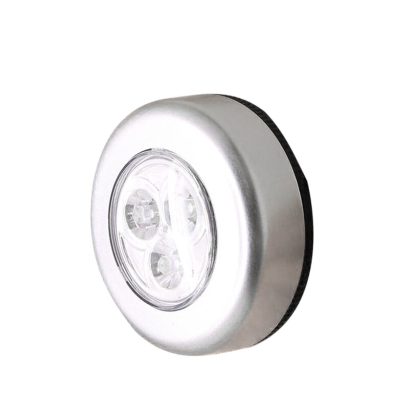 Luz LED táctil de ahorro de energía, luz nocturna inalámbrica, color blanco, 1 unidad