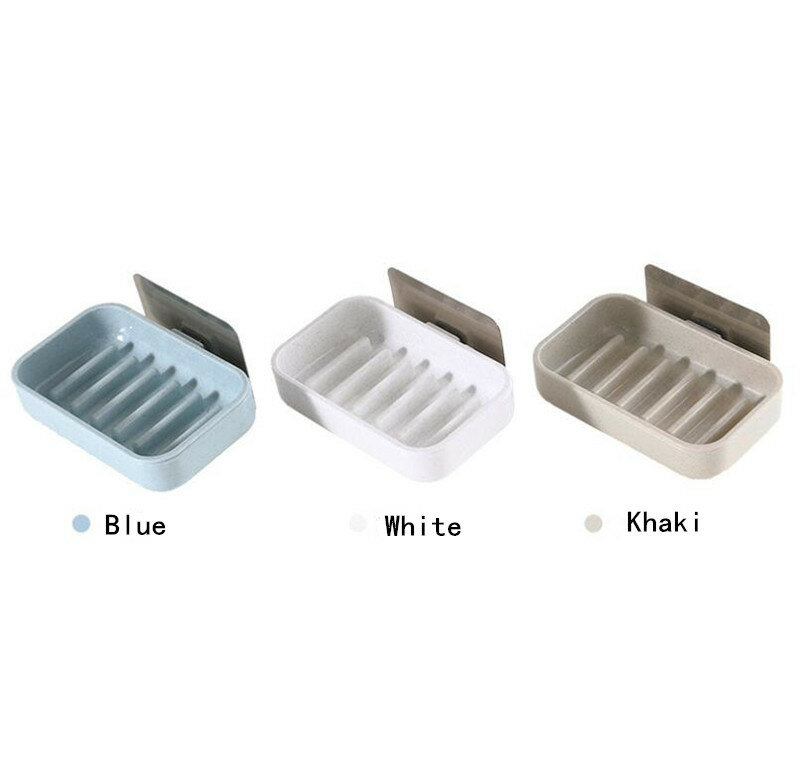 Non-slip Plastic Soap Holder Drainage Soap Box Holder Shower Soap Dish Draining Tool Bathroom Accessories