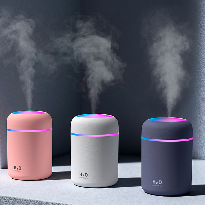 Imycoo 300ml USB Ultraschall-luftbefeuchter Kühlen Nebel Maker Blenden Tasse Aroma Diffusor Luft Luftbefeuchter mit Lampe Licht für Auto hause