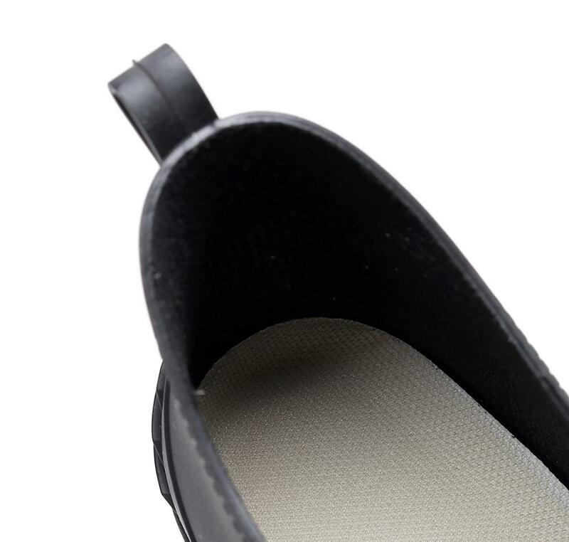 Capa para botas de chuva resistente à água, capa de sapatos antiderrapante preta e branca para mulheres e meninos
