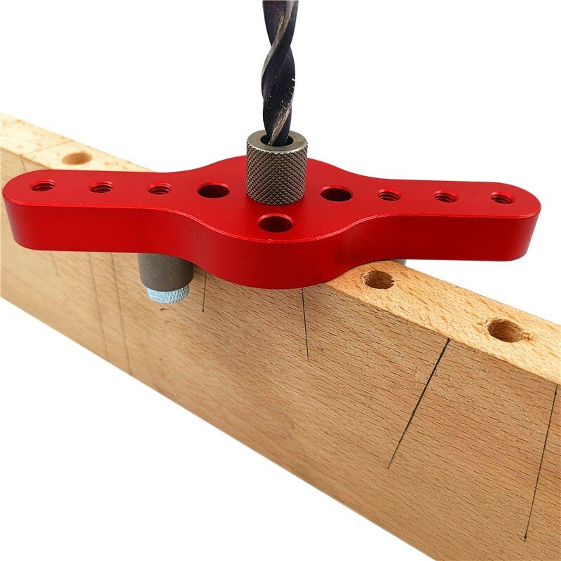 Accesorio de agujero de bolsillo Vertical de aleación de 6/8/10mm para carpintería, Kit de brocas localizadoras de agujero recto para fijación y centrado