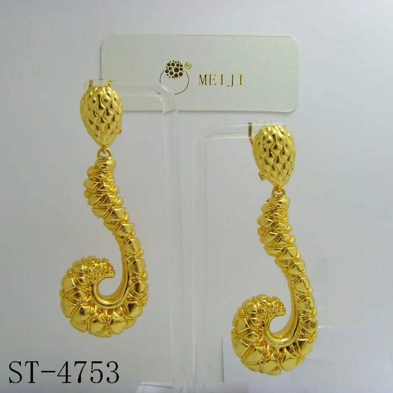 Modne długie kolczyki dla dziewczynek złote kolczyki dla kobiet Funky inspirowane długie kolczyki biżuteria ślubna na prezent