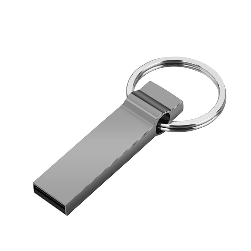 Chiavetta USB in metallo 4GB 8GB 16GB 32GB 64GB Pendrive 128gb USB 2.0 Memory Stick salva foto musica