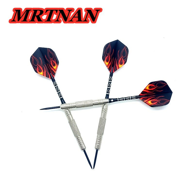 New 3 pieces/set 23g professional hard steel tip darts set high quality indoor competitive throwing sports game darts