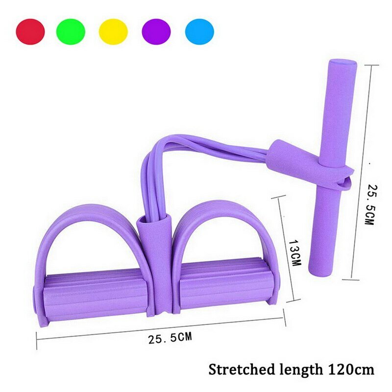 Taśmy oporowe elastyczne sznurki do ćwiczeń Rower do ćwiczeń brzuch domowa siłownia trening sportowy gumka na sprzęt do fitnessu