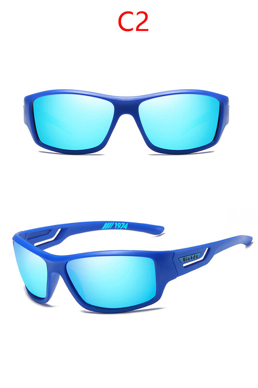 Brand New! Spolaryzowane okulary przeciwsłoneczne męskie Vintage męskie kolorowe okulary przeciwsłoneczne dla mężczyzn moda marka luksusowe lustro odcienie Gafas