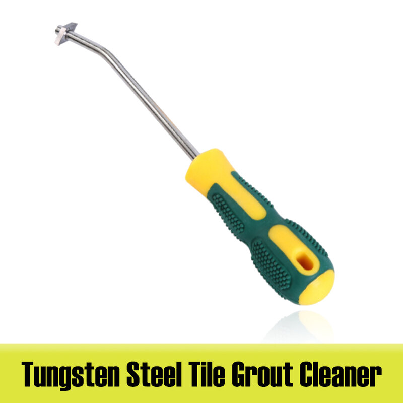 Grout Removal Tool Caulking Removal Tool Tile Grout Cleaner Grout Remover for Tile Joints and Seams or Corner Cleaning Hand Tool