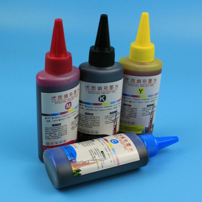 100ML Tinta Isi Ulang Kit Universal Dye Printer Supplies Desktop Kertas Pengganti untuk Canon PG-245 CL-246 PIXMA MG2420