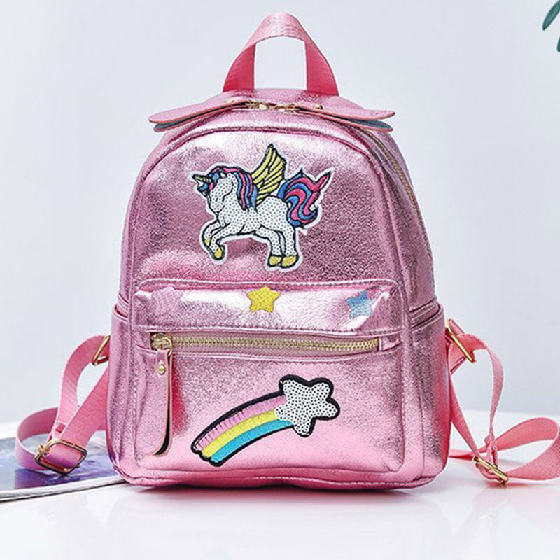 ¡Novedad de 2020! Mochila de dibujos animados para mujer, mochilas escolares para niñas, mochilas escolares de unicornio a la moda, Mochila Escolar niño pequeño