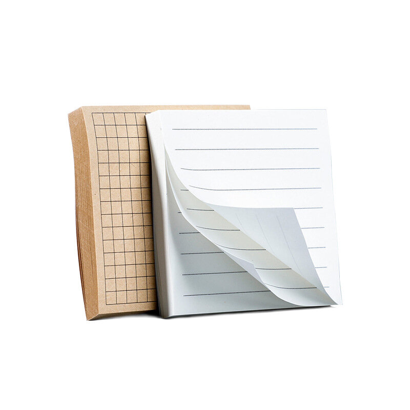 Simple Note สติกเกอร์10 PCS นักเรียนกระดาษโน้ตหมายเหตุสแควร์ข้อความหนังสือขายส่ง Sticky Notes อุปกรณ์สำนักง...