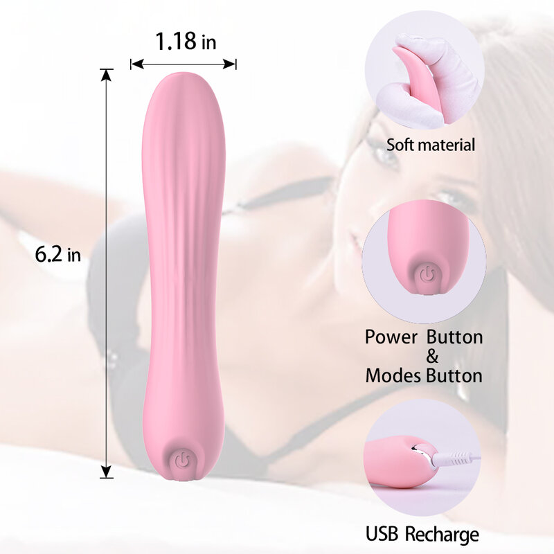 เลียหญิง Vibrator หัวนม G-Spot Stimulator ช่องคลอด Clitoris Masturbator Dildos Sex Shop Cunnilingus ผู้ใหญ่ของเล่น