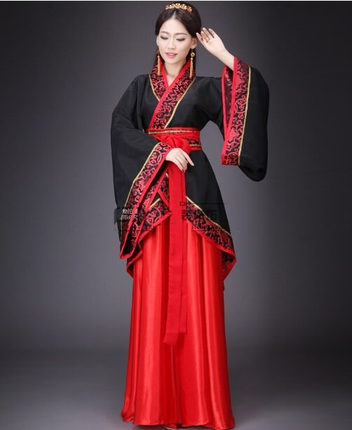 3 Pcs Set femmes robe intérieure Jupe Costume HANFU Vêtements Mousseline chinois robe