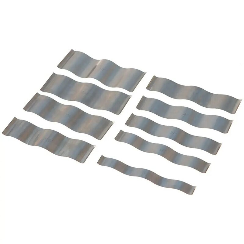 Ensemble de 9 paires d'acier ondulé parallèle précis, 1/8 ", 0002", ensemble de 18 pièces