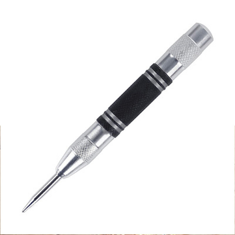 Automatic Center Punch Universal Center Punch Adjustable Spring Metal Tool Indentation Dent Marking Woodworking Tool Drill Bit