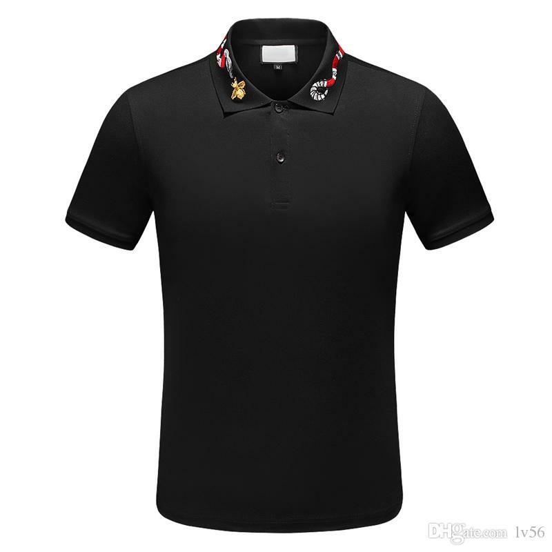 Рубашка-поло мужская с коротким рукавом, хлопок, Повседневная Деловая дышащая, с принтом, лето 2021