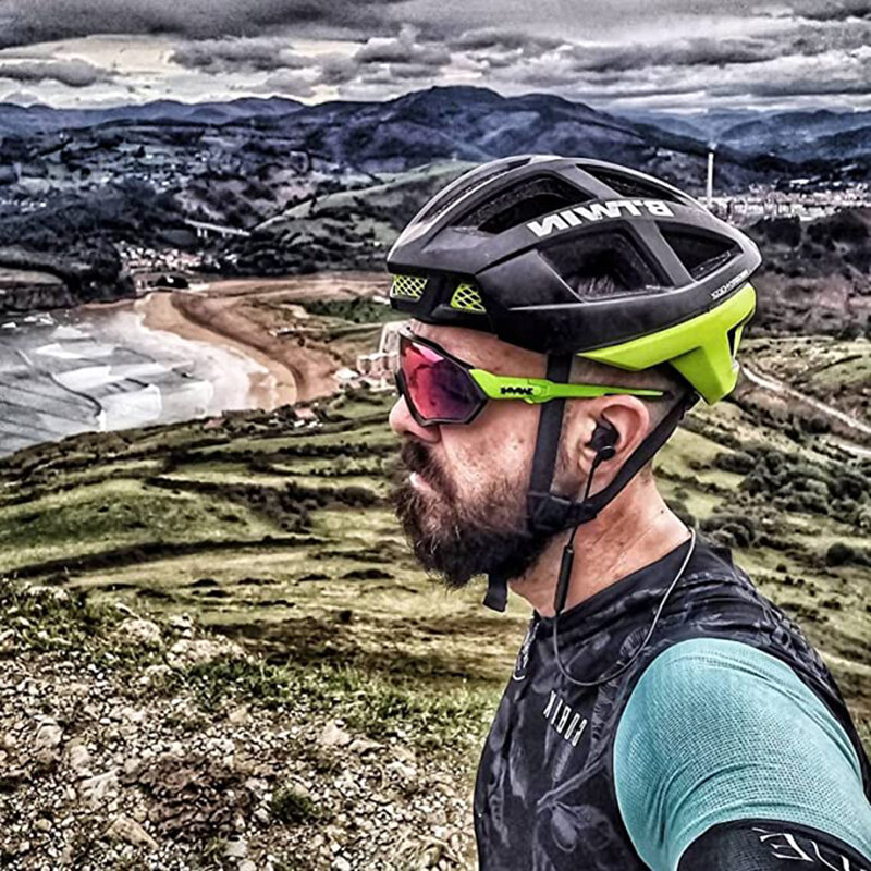 Kapvoe دراجة النظارات الشمسية عدسات قطبية الصيد نظارات الجبلية الطريق نظارات دراجة للرجال النساء الرياضة نظارات الدراجات اكسسوارات