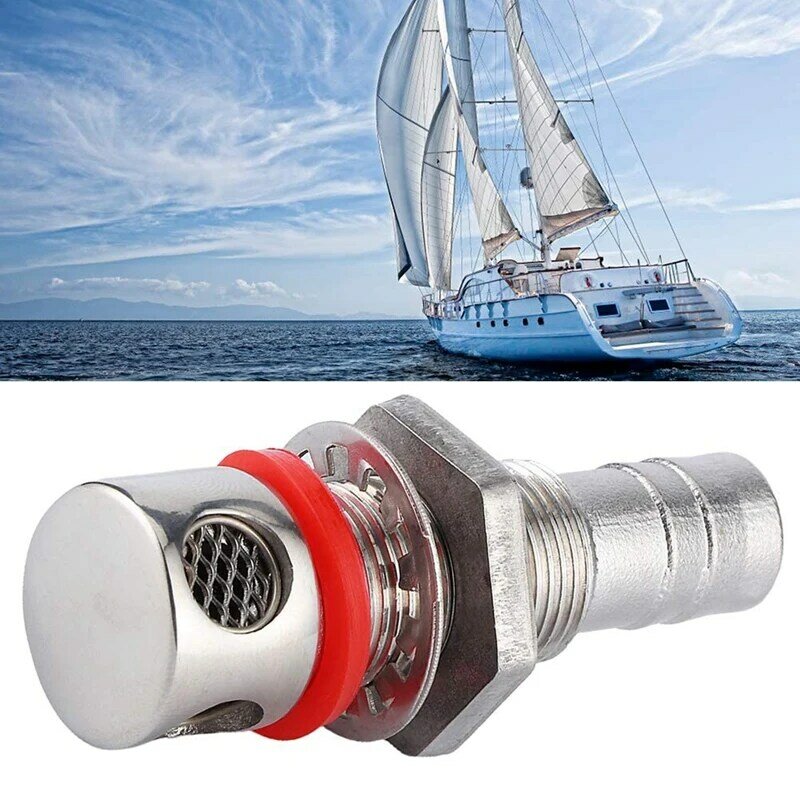 Marine Fuel Tank Vents General Fuel Tank Vents Stainless Steel Hardware for Embedded Installation (Straight)