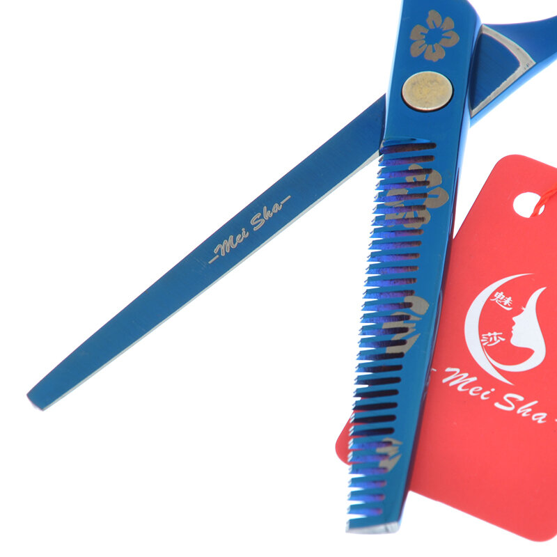 Meisha 5.5/6 polegada tesouras de cabeleireiro japão 440c salão corte tesoura desbaste cabeleireiro barbeiro ferramenta a0172a