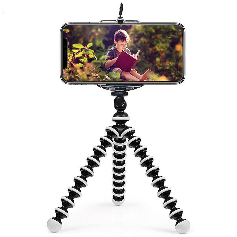 Mini trípode de pulpo para teléfono inteligente, soporte Universal para cámara deportiva con Clip, para teléfono móvil, Gorillapod para iPhone y Huawei