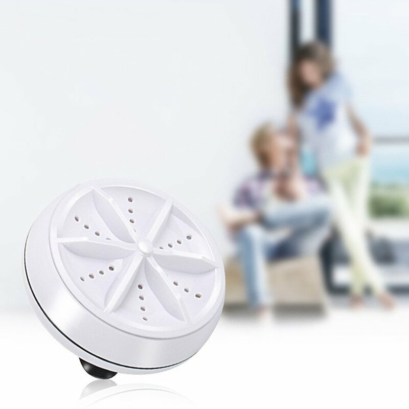 Mini pralka ultradźwiękowa Portable Turbo Personal Rotating Washer Convenient Travel Home Business Travel USB
