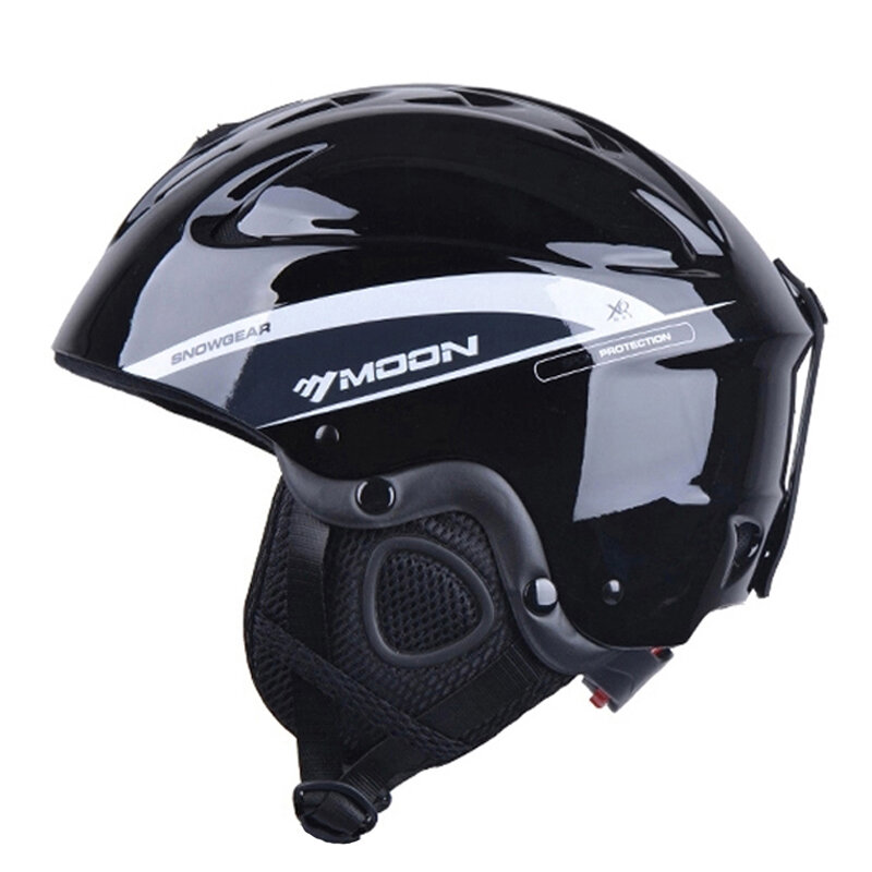 MOON-casco de esquí ultraligero con certificación CE, moldeado integralmente, transpirable, para monopatín, esquí, Snowboard, talla S/M/L/XL