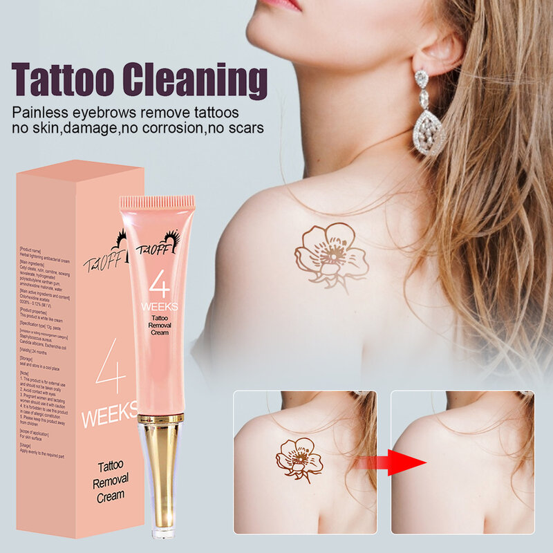 Permanent Tattoo Removal Cream Safe Moisturize Skin Tattoos Remover Gel No Need For Pain Removal Maximum Strength Tattoo Tool