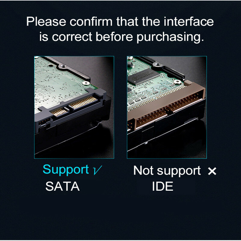 Câble adaptateur USB 3.0 vers Sata, 22 broches, convertisseur externe pour disque dur, pour Samsung Seagate WD 2.5 3.5 HDD SSD