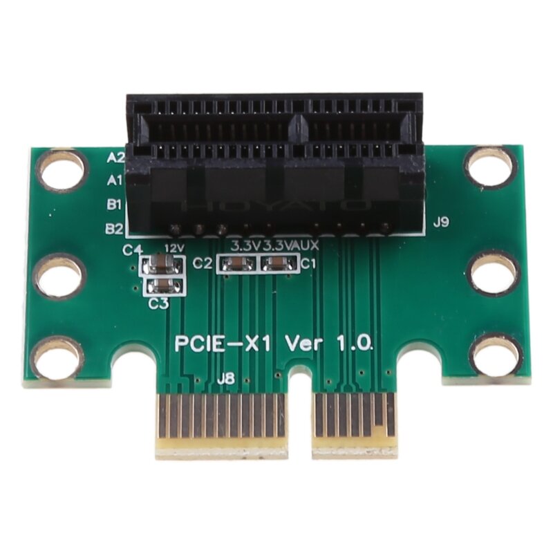 PCI-E PCI Express X1 어댑터 라이저 카드 PCI E PCIE X1 to X1 슬롯 변환기 카드 90도 1U 서버 섀시 드롭 배송