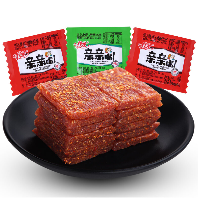 Kiss Mouth Spicy Strips Sword Pork Spicy Spicy Mixed Net Red Vegetarian Pork