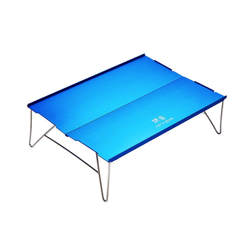 ASTA GEAR-mini mesa plegable de aluminio para exteriores, mesa portátil de camping, fácil de almacenar, ultraligera, para picnic