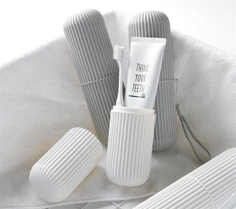 Caixa de escova de dentes de viagem organizador à prova de poeira escova de dentes hiolder caso caixa de armazenamento acessórios do banheiro