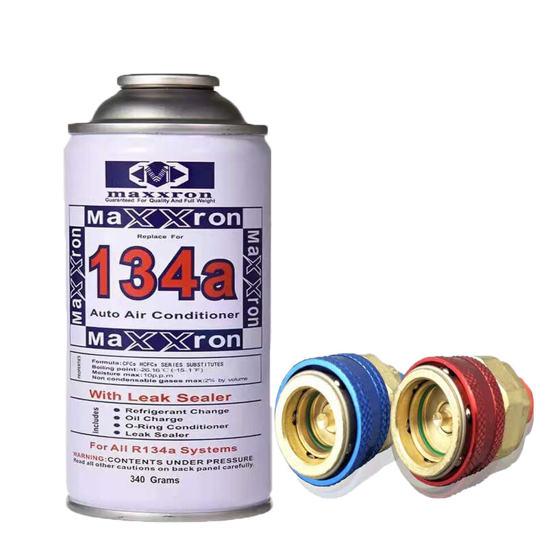 R134 manutenção de ar condicionado automotivo, 99.99% de pureza, 800g, refrigerante especial, ecologicamente correto