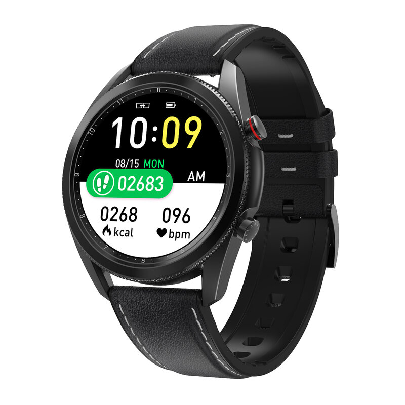 Smartwatch 2021 G33 스마트 워치 남성용 블루투스 통화 혈압 심장 박동 피트니스 트래커 삼성 갤럭시 시계 3