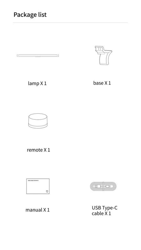 Xiaomi Mijia-Barra de luz LED para escritorio, lámpara de mesa plegable con protección para los ojos, para lectura y estudio, para Monitor LCD
