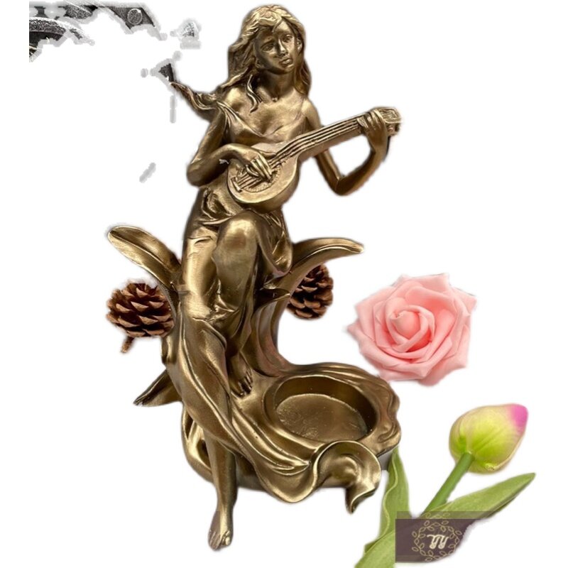 Miaoyin Богиня Украшения в виде Ангела из смолы статуя домашний Декор подарок