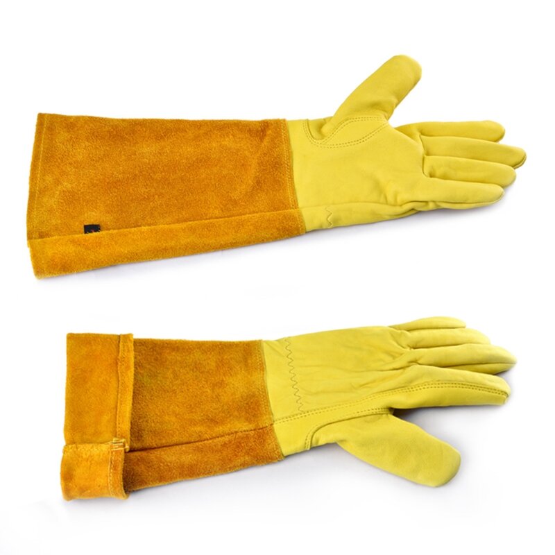 Перчатки Кожаные дышащие с длинным рукавом для мужчин и женщин
