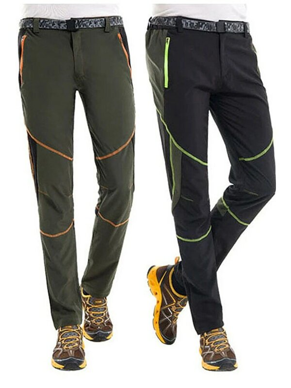 Pria Wanita Olahraga Hiking Trekking Celana Kargo Mendaki Luar Ruangan Berkemah Militer Taktis Celana Memancing Celana Panjang Tahan Air B1