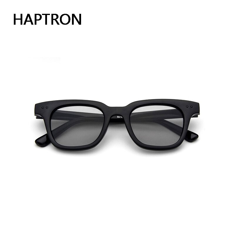 HAPTRON – lunettes de soleil vintage pour hommes et femmes, de marque, carrées, claires, de couleur jaune, couleur bonbon