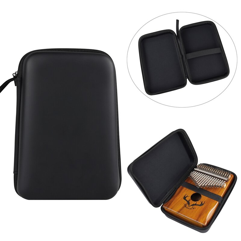 K5DA 10/17/21 Keys Kalimba Case Thumb Piano Case Water-resistant Shock-proof Mbira Box Bag
