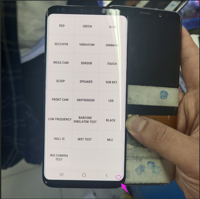 Super AMOLED pour Samsung Galaxy S8 G950 G950F écran tactile numériseur LCD affichage sans cadre avec pixels morts