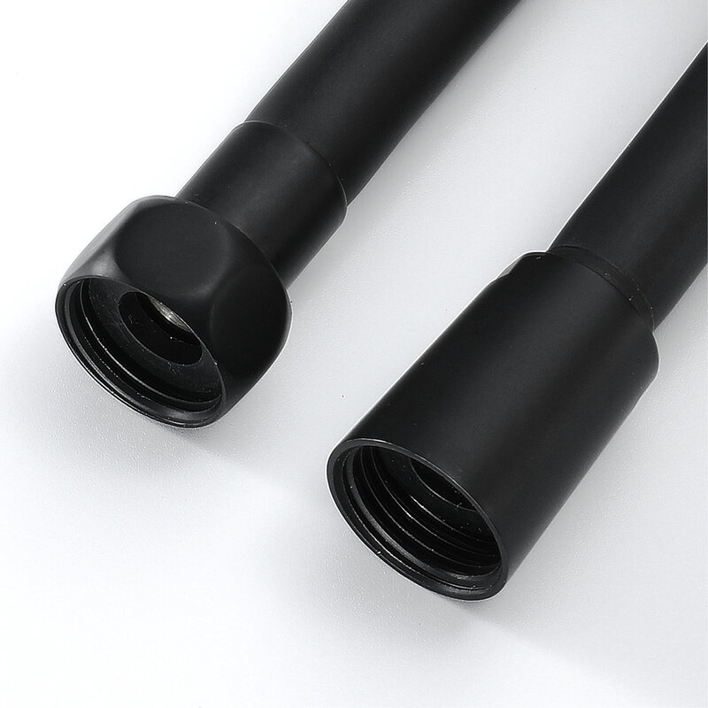 Kualitas Tinggi Selang Mandi Hitam Pas Kamar Mandi PVC Tabung Mandi Lembut 1.5 Meter Pipa Air