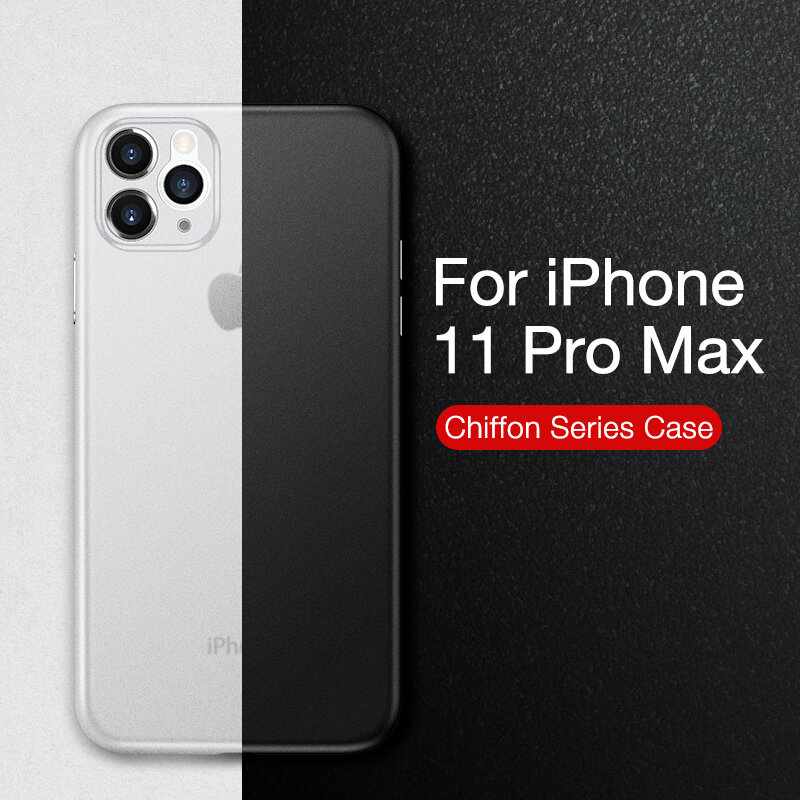 Funda de PP mate ultrafina para iPhone 11 pro X XR Xs MAX 5 5S Anti-huella digital cubierta del teléfono para iPhone 11 pro Xs XR Xs.