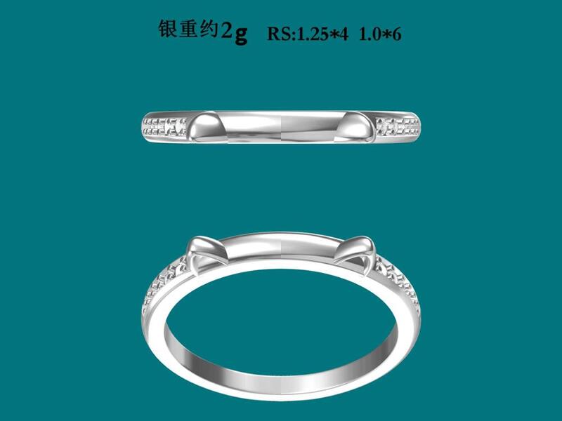 JrSr hot sell personalized 925 sterling silver custom cat ear engraved name ring commemorating cat 2020 best gifts Free shipping