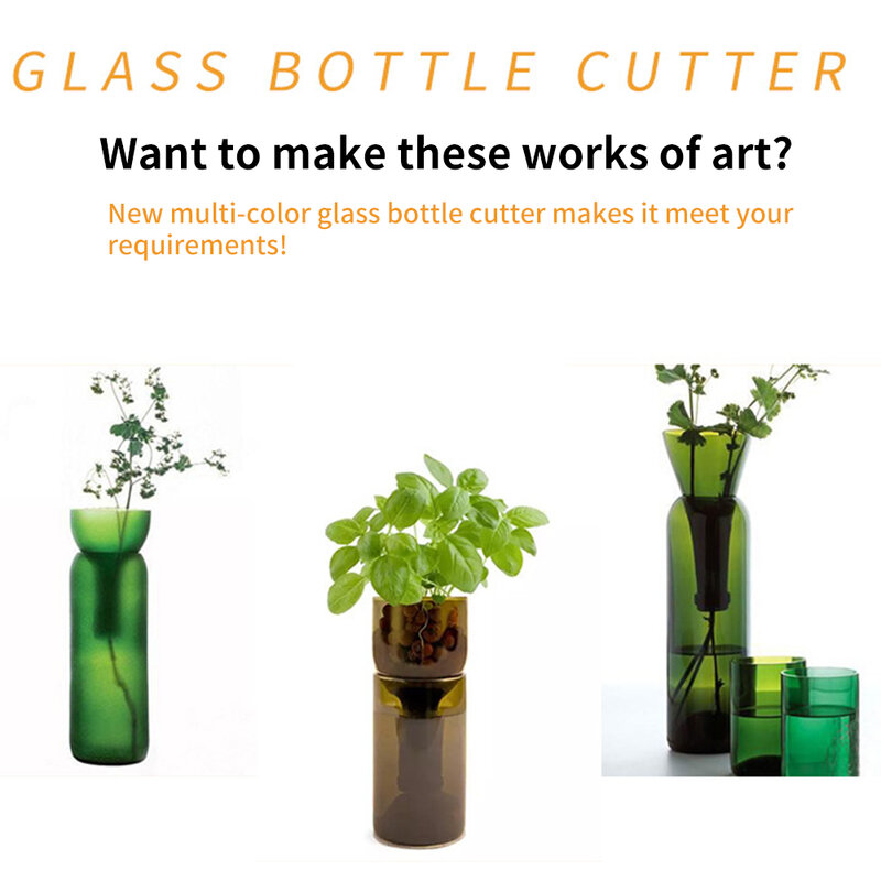 Coupe-bouteille en verre pour vin, bière, Champagne, acier inoxydable, meilleur contrôle de coupe, créer des Sculptures en verre, attrape-bouteille, fabrication de pots de fleurs