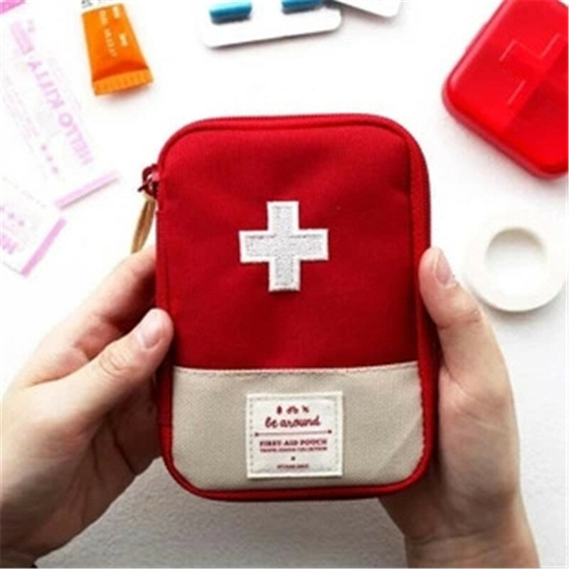 Mutilfuntion-Bolsa de emergencia para primeros auxilios, almacenamiento portátil de medicina, Kits de organizador de supervivencia para píldoras al aire libre, paquete de accesorios de viaje