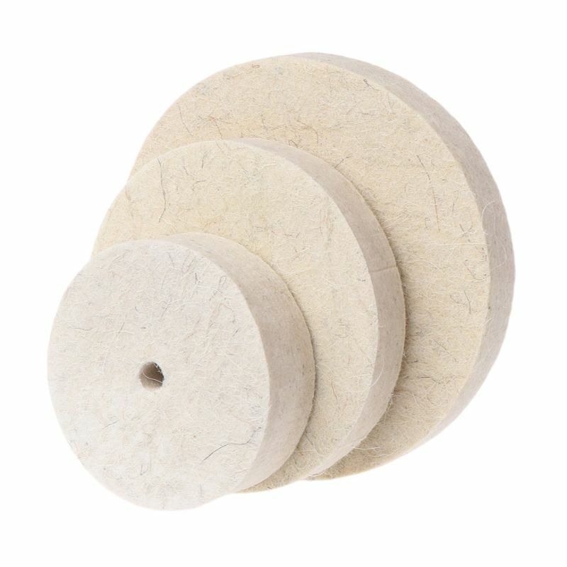 Bor Grinding Roda Buffing Roda Felt Wool Polishing Pad Abrasive Disc untuk Bench Grinder Rotary Alat