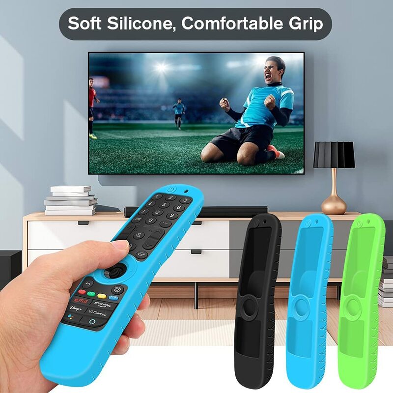 ซิลิโคนป้องกันรีโมทคอนโทรลสำหรับ LG Smart TV AN-MR21 AN-MR21GC สำหรับ LG OLED TV Magic Remote AN MR21GA Remote กรณี