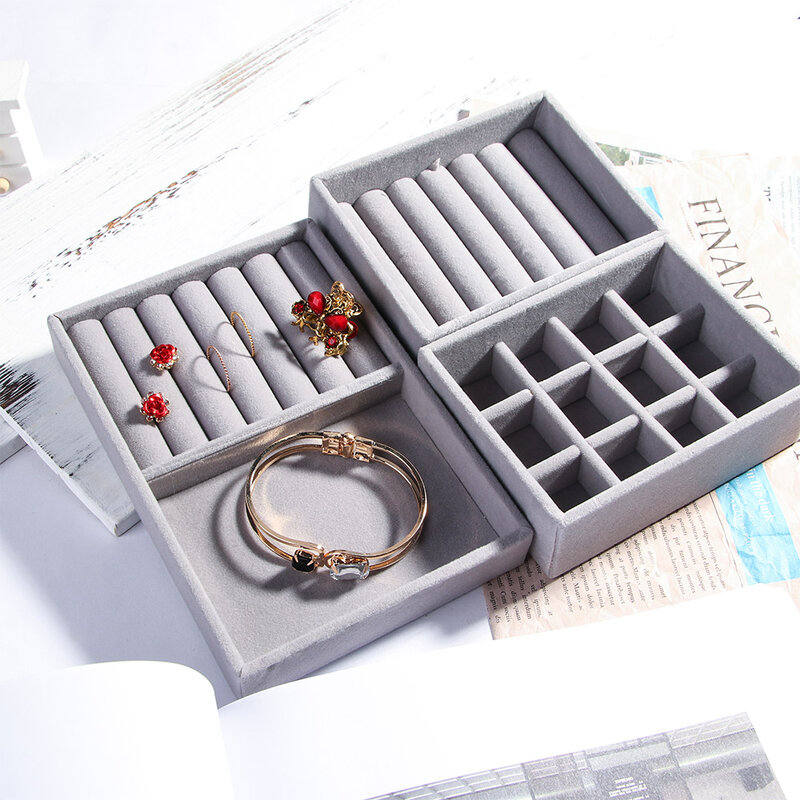 Caja de regalo para joyería, organizador de almacenamiento de joyas, soporte para pendientes, tamaño pequeño, compatible con la mayoría de las habitaciones