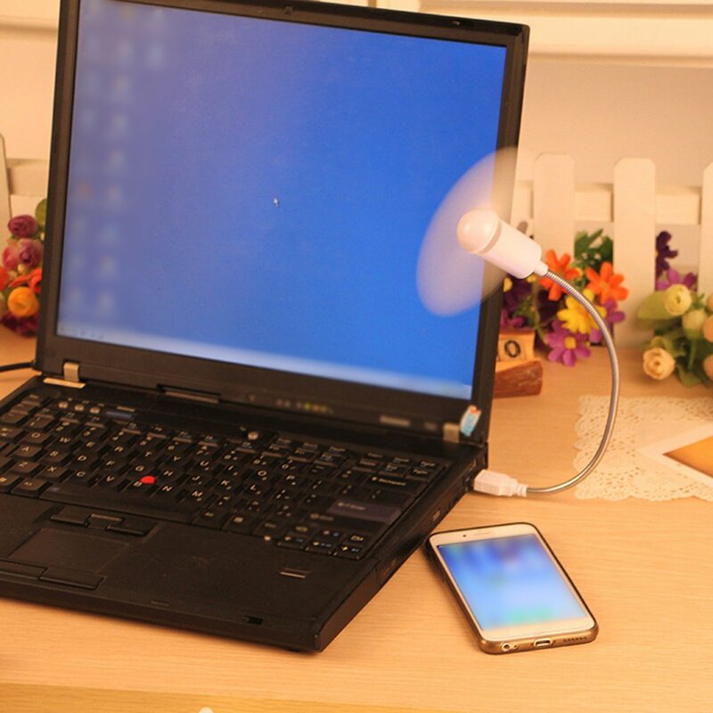 Mini ventilador portátil usb, ventilador refrigerador para laptop desktop computador ventilador portátil baixo ruído e baixo consumo de energia